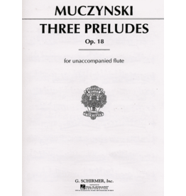 Hal Leonard Three Preludes, Op. 18 for Solo Flute