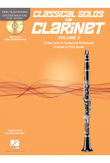 Hal Leonard Classical Solos for Clarinet, Vol. 2 15 Easy Solos for Contest and Performance Softcover with CD arr. Philip Sparke Book/CD Packs