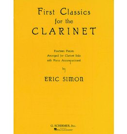 Hal Leonard First Classics for the Clarinet Clarinet and Piano arranged by Eric Simon