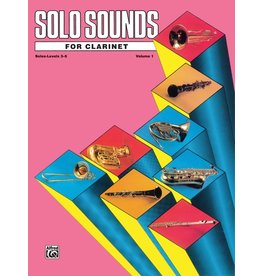 Alfred Solo Sounds for Clarinet, Levels 3-5