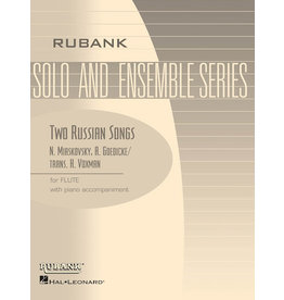 Hal Leonard Miaskovsky - Two Russian Songs Flute Solo with Piano