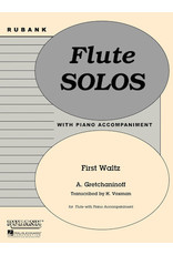 Hal Leonard Gretchaninoff - First Waltz Flute Solo with Piano