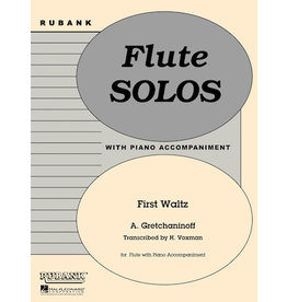 Hal Leonard Gretchaninoff - First Waltz Flute Solo with Piano