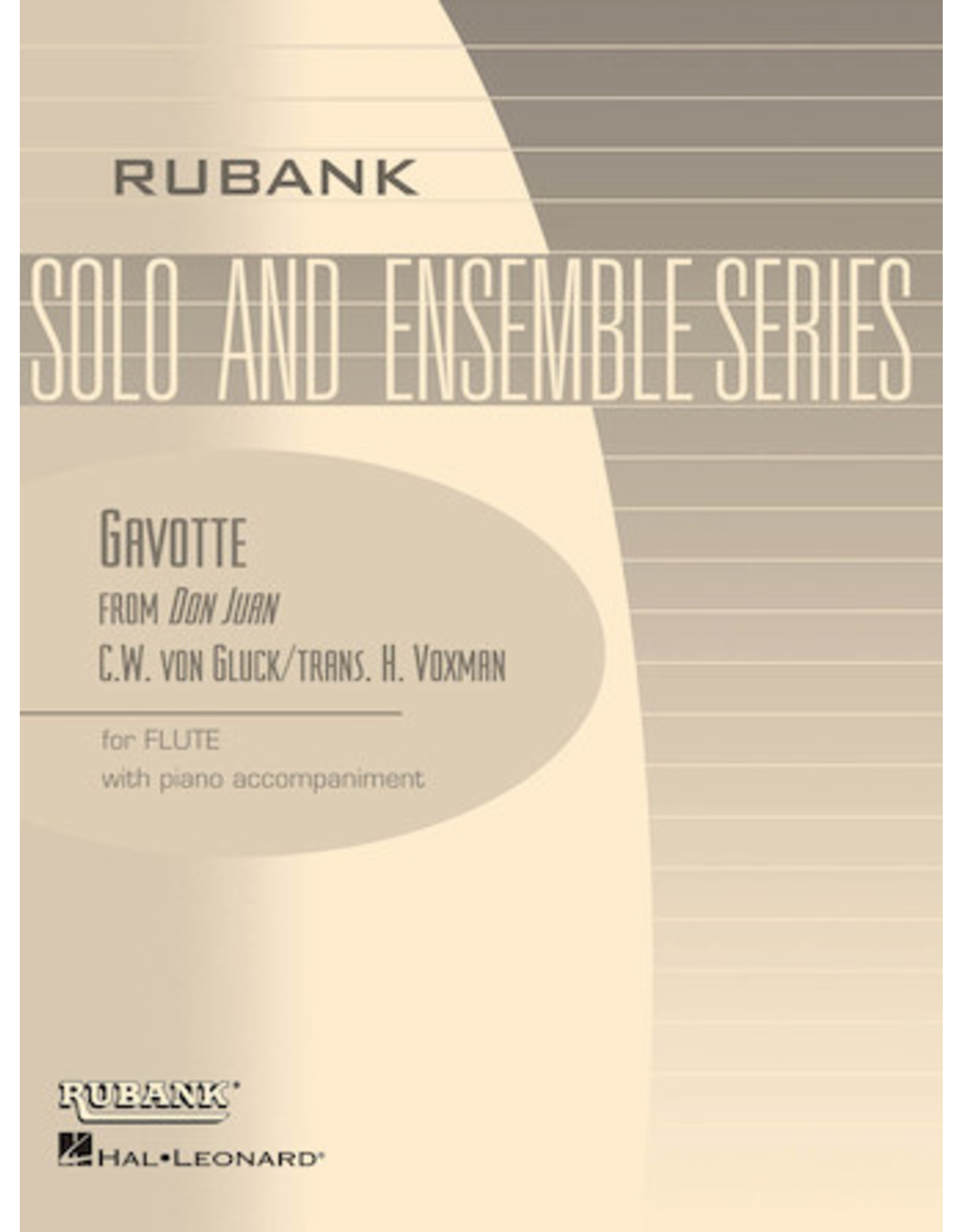 Hal Leonard Von Gluck - Gavotte from Don Juan Flute Solo with Piano