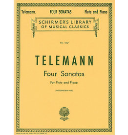 Hal Leonard Four Sonatas Schirmer Library of Classics Volume 1767 Flute & Piano edited by Milton Wittgenstein