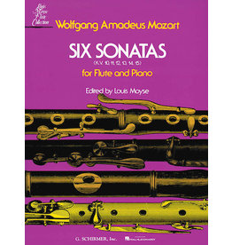 Hal Leonard Mozart - Six Sonatas, KV 10-15 for Flute & Piano Softcover arranged by Louis Moyse