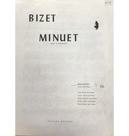 Edition Musicus Bizet - Minuet from L'Arlesienne - Flute/Piano