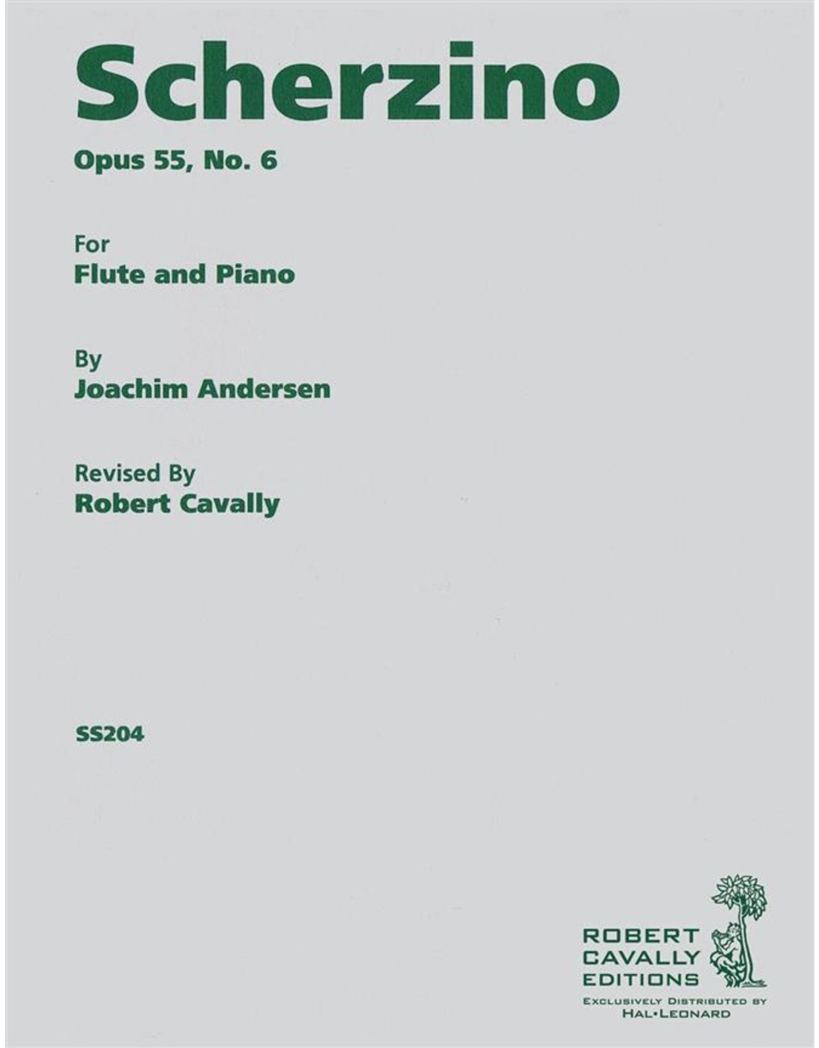 Hal Leonard Andersen - Scherzino (from Eight Performance Pieces, Op. 55) Flute and Piano Joachim Andersen/ed. Robert Cavally Robert Cavally Editions