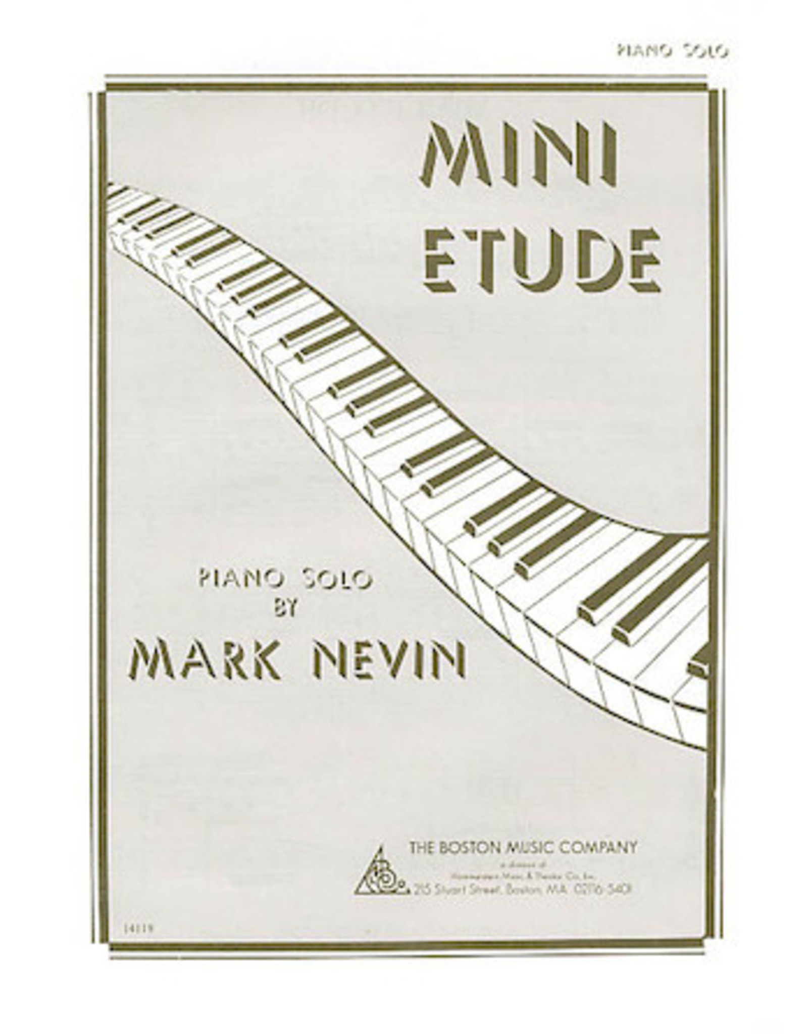 Hal Leonard Nevin - Mini Etude Music Sales America