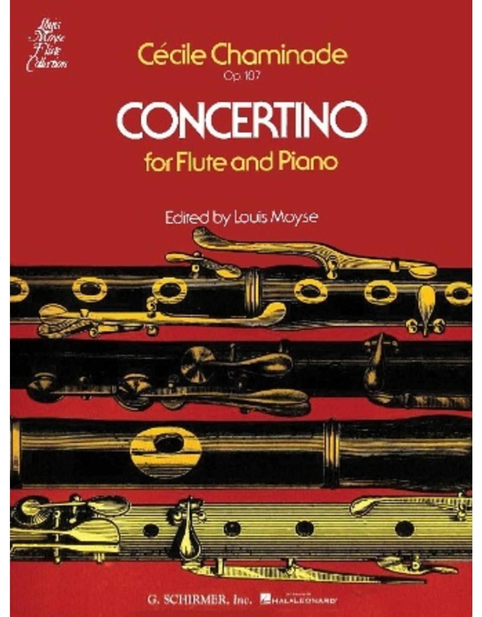 Hal Leonard Concertino, Op. 107 for Flute & Piano edited by Louis Moyse Woodwind Solo