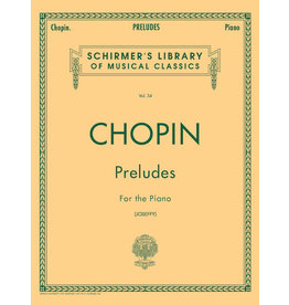 Hal Leonard Chopin - Preludes (Joseffy) Piano Collection