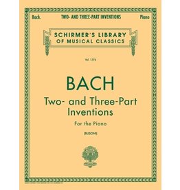 Hal Leonard Two- and Three-Part Inventions Schirmer Library of Classics Volume 1574 Piano Solo (Busoni)