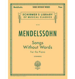 Hal Leonard Mendelssohn - Songs Without Words Piano Solo