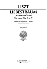 Hal Leonard Liszt - Liebestraume No. 3 in A Flat Major Piano Solo (Pauer) Piano Solo