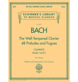 Hal Leonard The Well-Tempered Clavier, Complete Schirmer Library of Classics Volume 2057 (ed. Carl Czerny) Schirmer Library of Musical Classics, Volume 2057