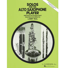 Hal Leonard Solos for the Alto Saxophone Player Alto Sax and Piano Softcover arr. Larry Teal