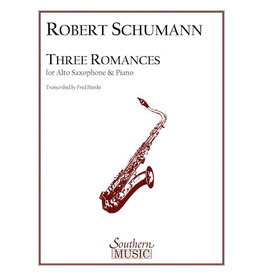 Hal Leonard Three Romances Alto Sax Robert Schumann/arr. Fred Hemke