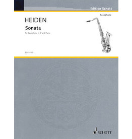 Hal Leonard Heiden - Sonata for Alto Saxophone & Piano Schott