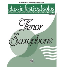 Alfred Classic Festival Solos (B-Flat Tenor Saxophone), Volume 2 Solo Book