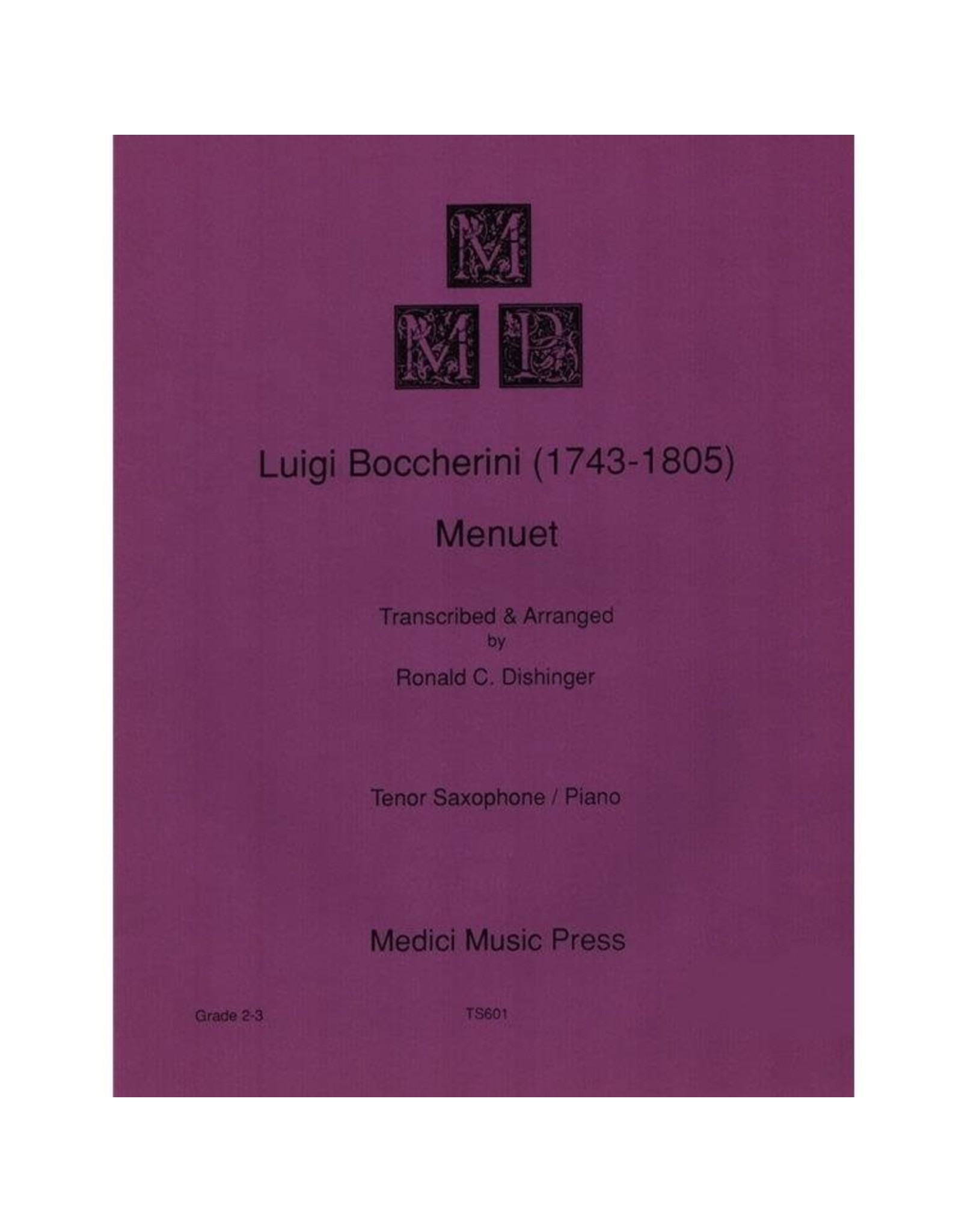 Medici Music Press Boccherini - Menuet - Tenor Sax