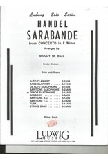 Ludwig Handel Sarabande - Tenor Sax