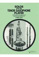 Hal Leonard Solos for the Tenor Saxophone Player Tenor Sax and Piano Book Only Softcover arranged by Larry Teal