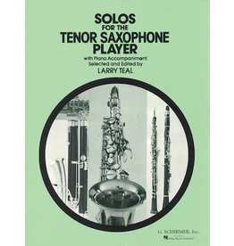 Hal Leonard Solos for the Tenor Saxophone Player Tenor Sax and Piano Book Only Softcover arranged by Larry Teal