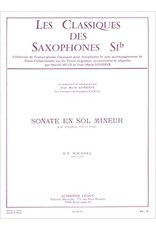 Alphonse Leduc Handel - Sonata in G Minor Classique Saxophone Sib No.114 - Tenor Saxophone