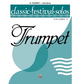 Alfred Classic Festival Solos (B-Flat Trumpet), Volume 2 Solo Book