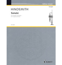 Hal Leonard Hindemith - Sonata (1939) Trumpet and Piano Schott