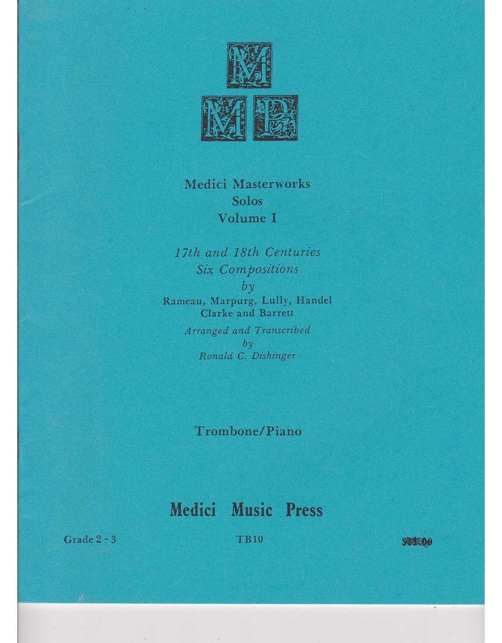 Medici Music Press Medici Masterworks Solos Vol. 1 - Trombone