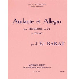 Alphonse Leduc Barat Andante et Allegro - Trombone