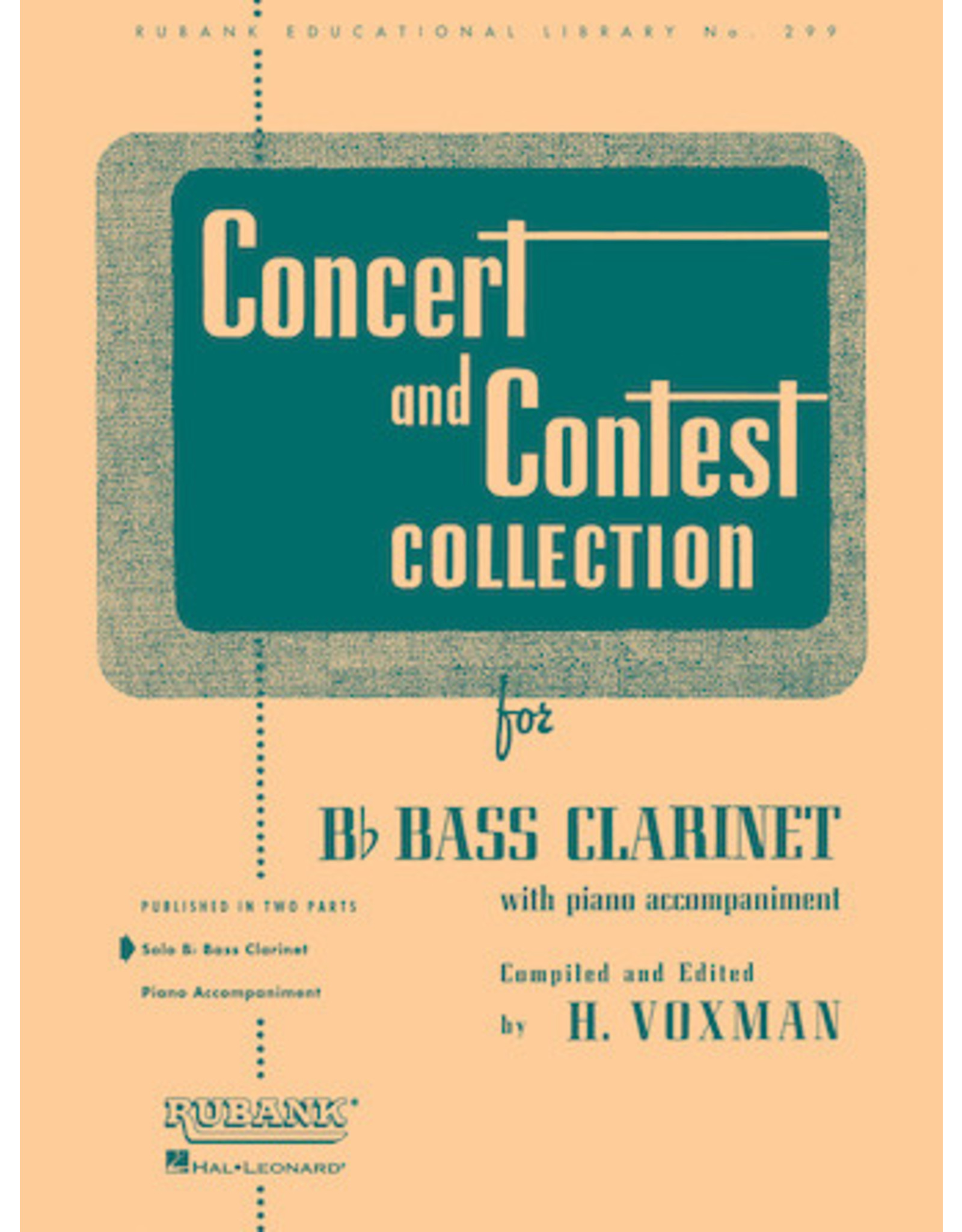 Hal Leonard Concert and Contest collection for Bass Clarinet