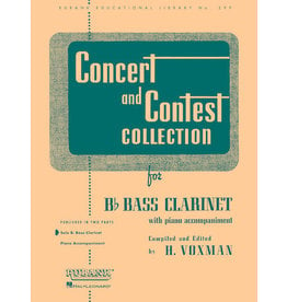 Hal Leonard Concert and Contest Collection for Bass Clarinet