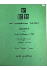 Medici Music Press Rameau Rigaudon - Bass Clarinet