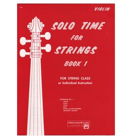 Alfred Solo Time for Strings, Book 1 Violin