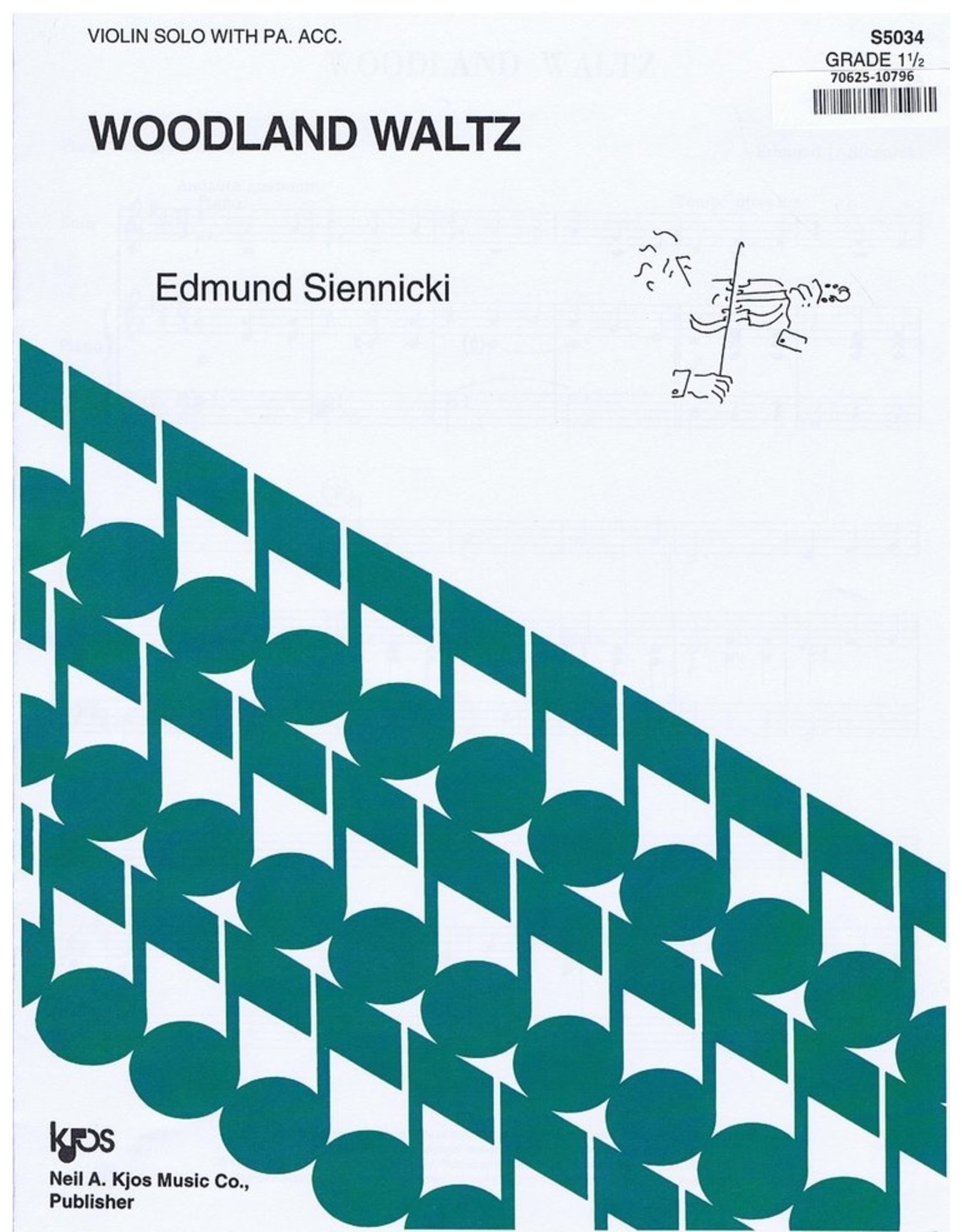 KJOS Siennicki - Woodland Waltz Violin Solo
