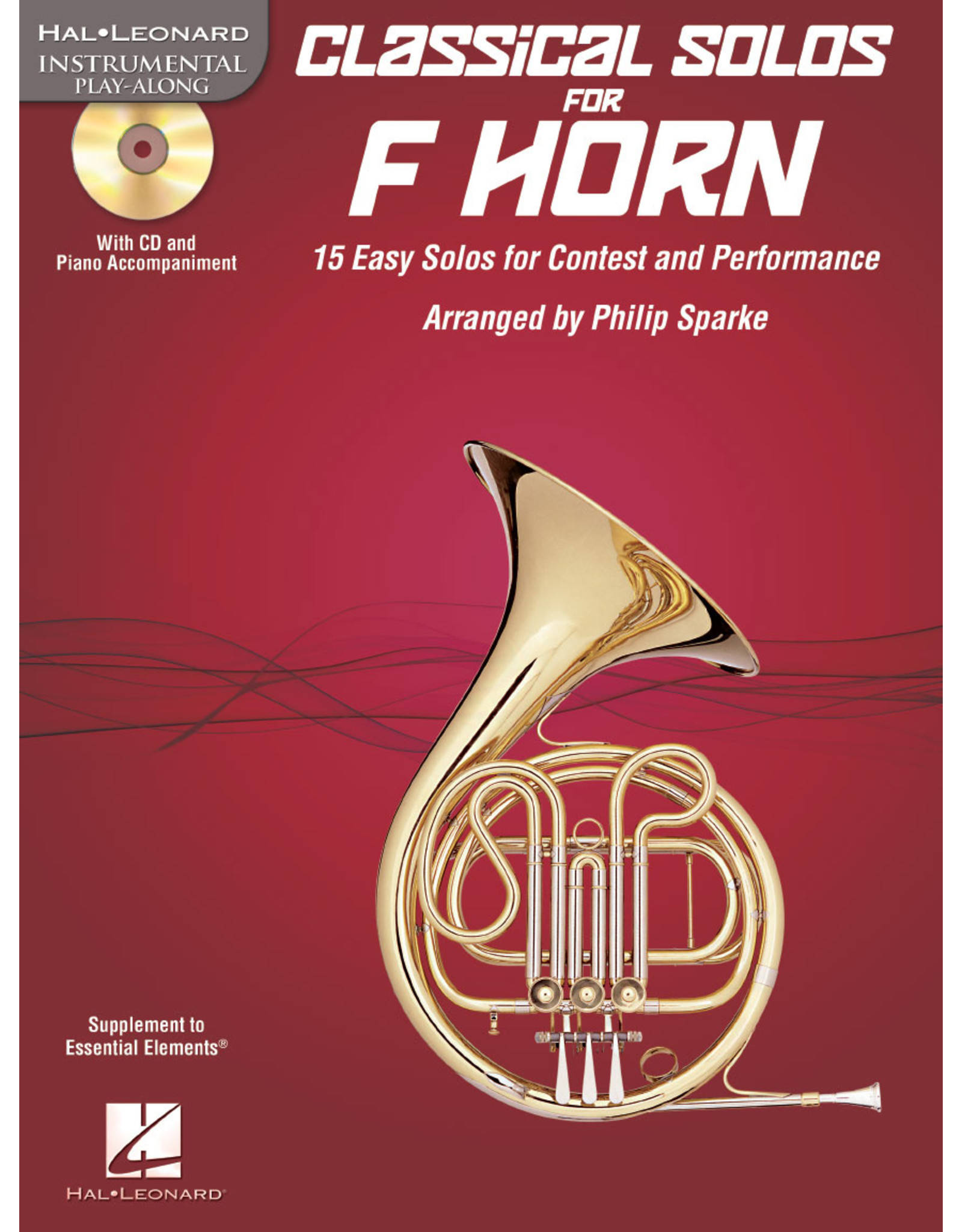 Hal Leonard Classical Solos for Horn 15 Easy Solos for Contest and Performance arr. Philip Sparke Instrumental Play-Along