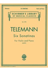 Hal Leonard Telemann - Six Sonatinas Violin and Piano (Klopcic) String Solo