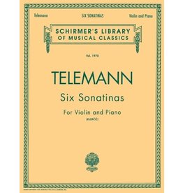 Hal Leonard Telemann - Six Sonatinas Violin and Piano (Klopcic) String Solo