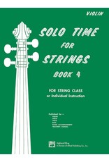 Alfred Solo Time for Strings, Book 4 Violin