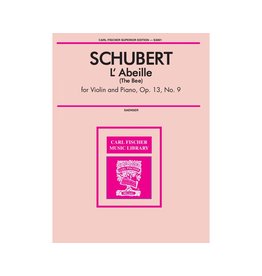 Carl Fischer LLC Schubert - L'Abeille Violin solo, Piano E MINOR - Francois Schubert Gustave Saenger