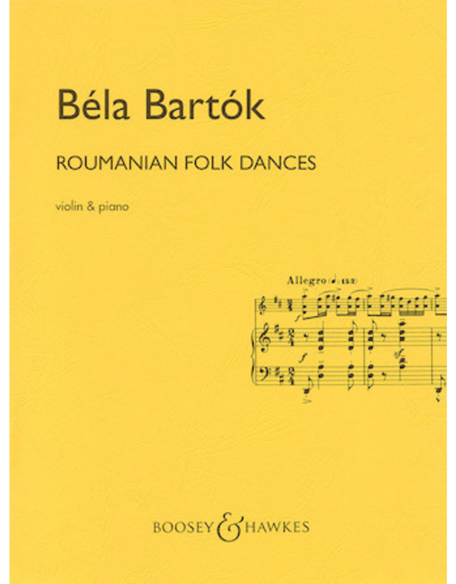 Hal Leonard Bartok - Roumanian Folk Dances Violin and Piano