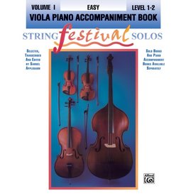 Alfred String Festival Solos, Volume I Piano Accompaniment
