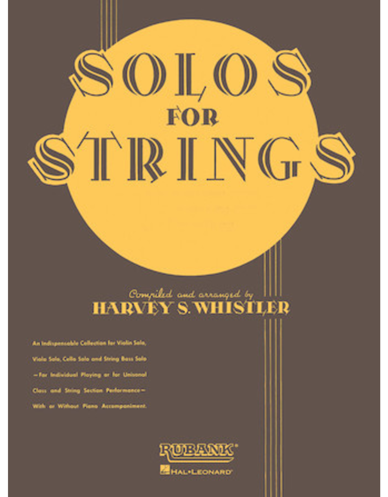 Hal Leonard Solos For Strings - Viola Solo (First Position) arr. Harvey S. Whistler Rubank Solo Collection