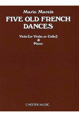 Hal Leonard Marais - Five Old French Dances for Viola and Piano Music Sales America