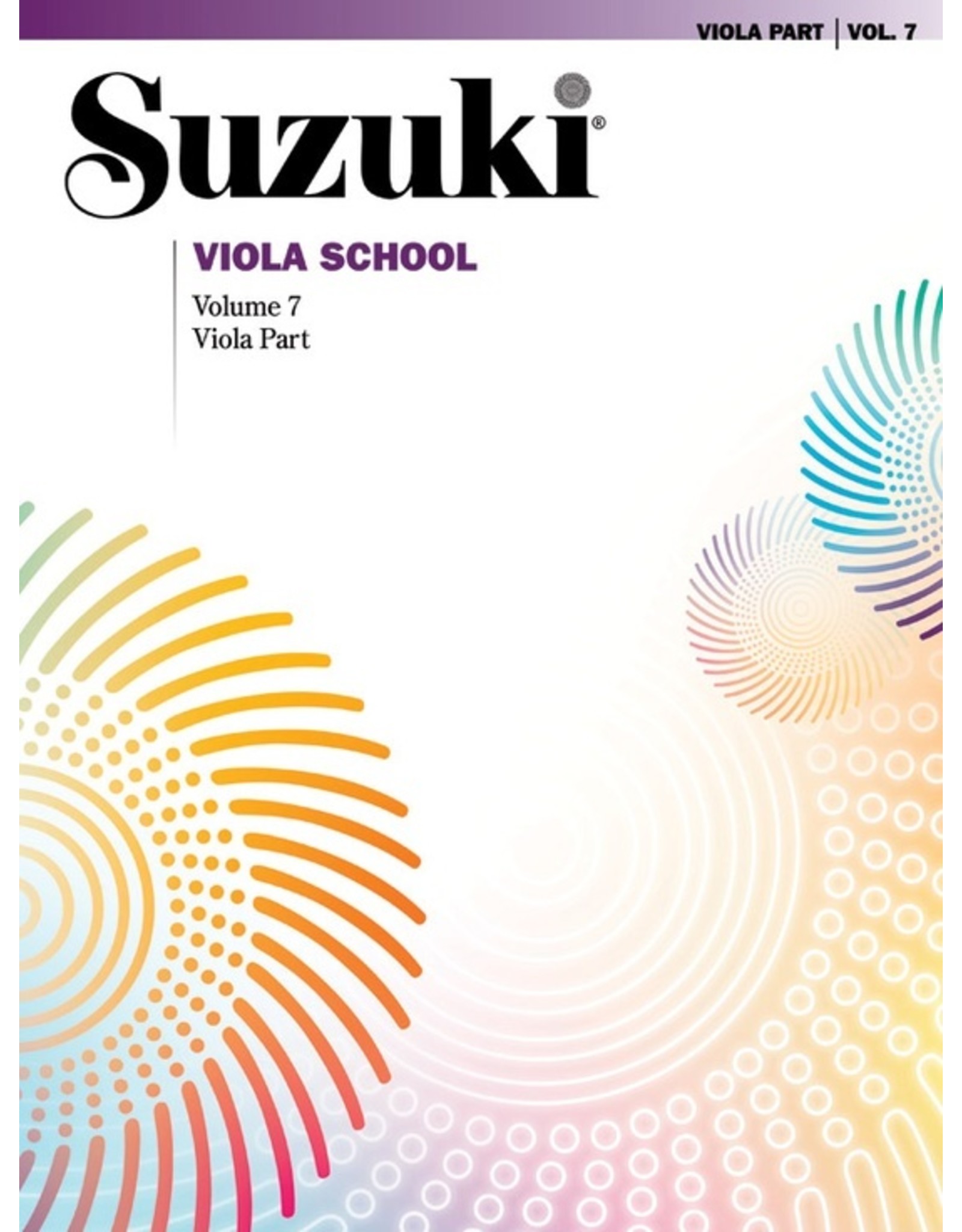 Alfred Suzuki Viola School Viola Part, Volume 7