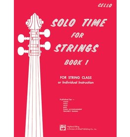 Alfred Solo Time for Strings, Book 1 Cello