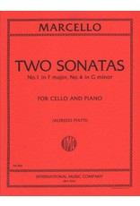 Generic Marcello 2 Sonatas (G Minor and F Major) For Cello and Piano