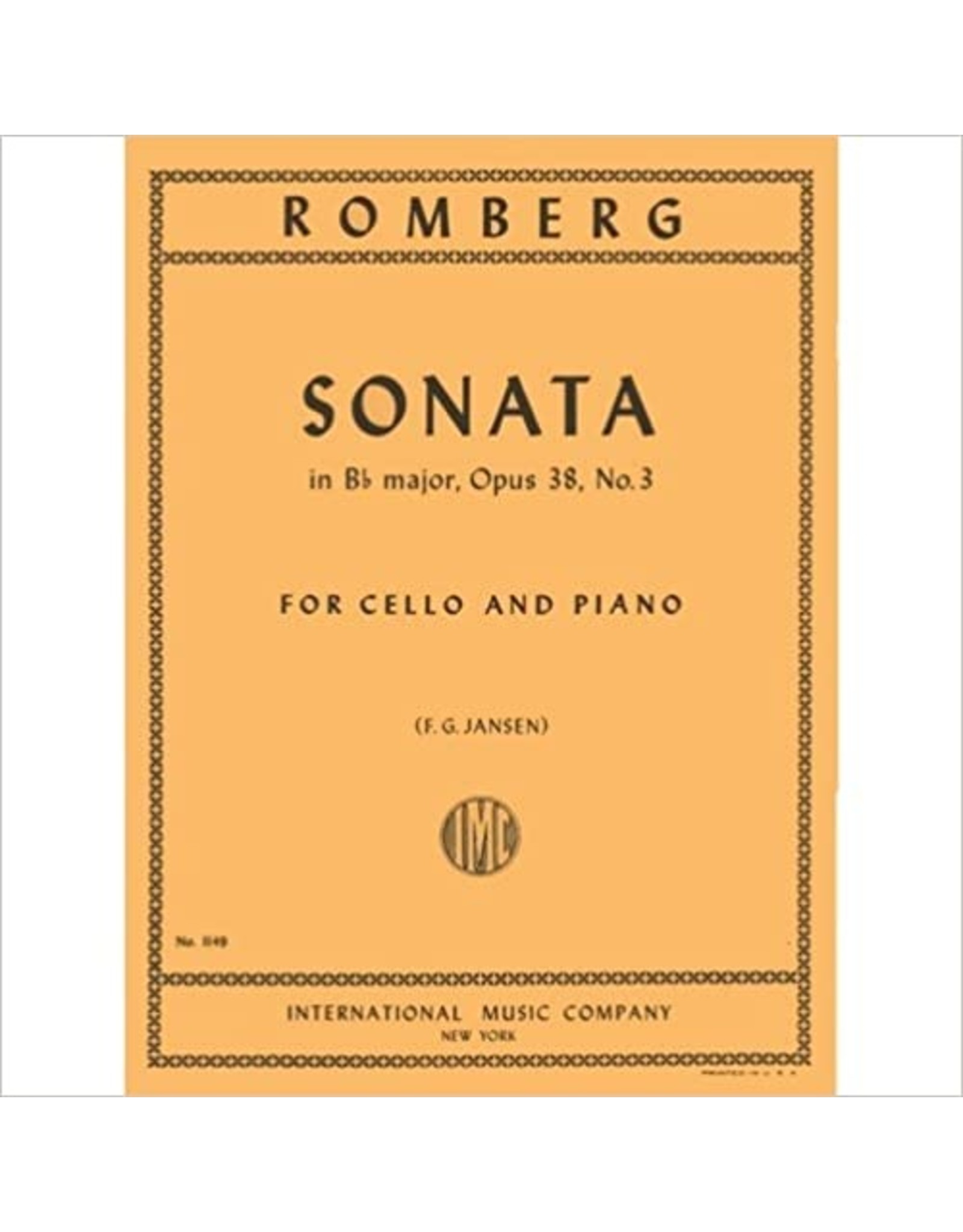 International Romberg - Sonata in B flat major opus 38, no. 3